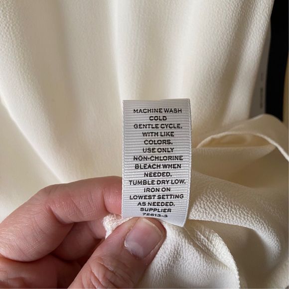 Stylus Long Sleeved Open Arm Ruffle Blouse Size Small (NWT) - Picture 9 of 11